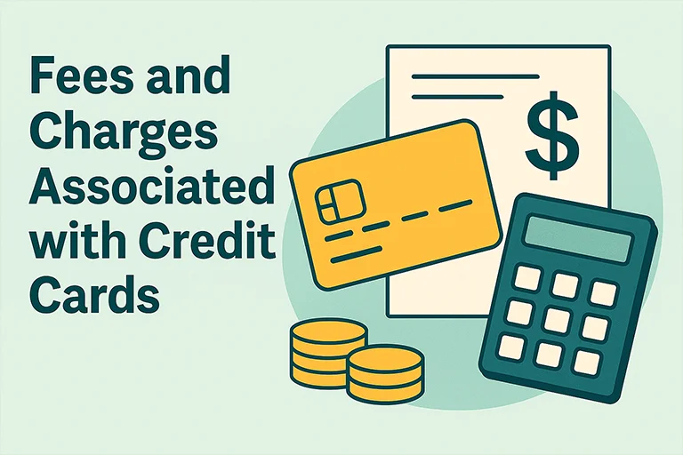 Fees and charges associated with credit cards