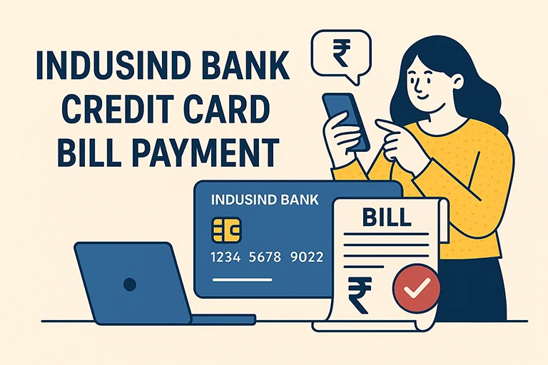 Indusind Bank Credit Card bill payment