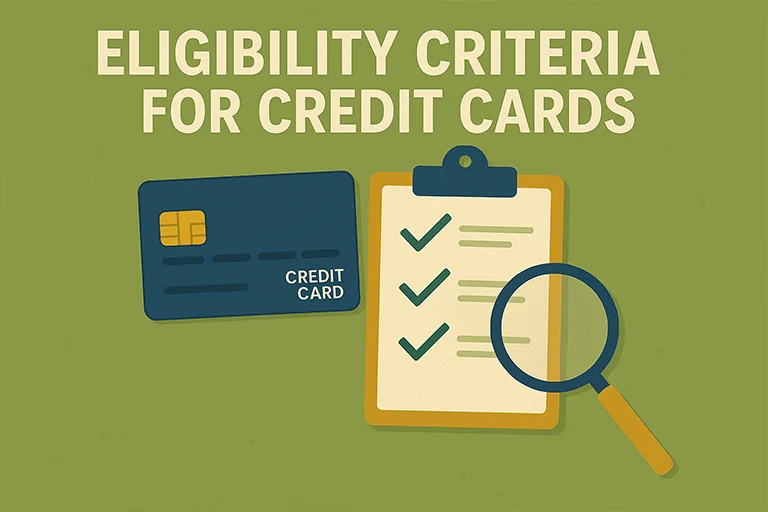 Eligibility Criteria for credit cards