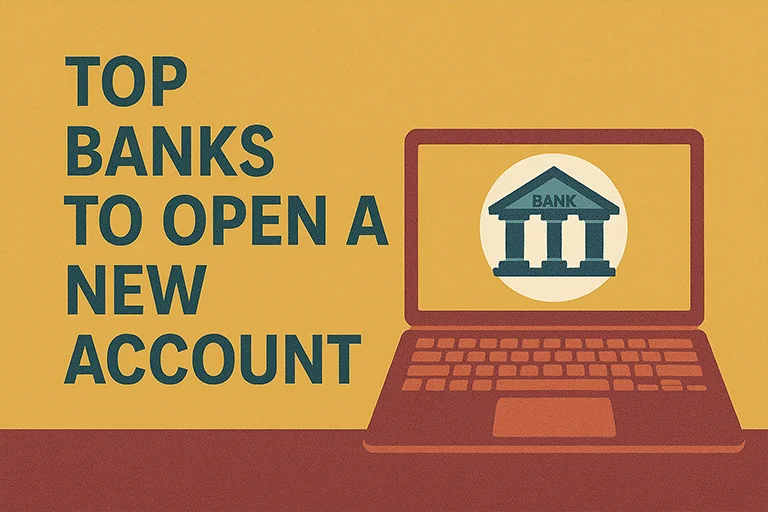 Top banks to open a new account