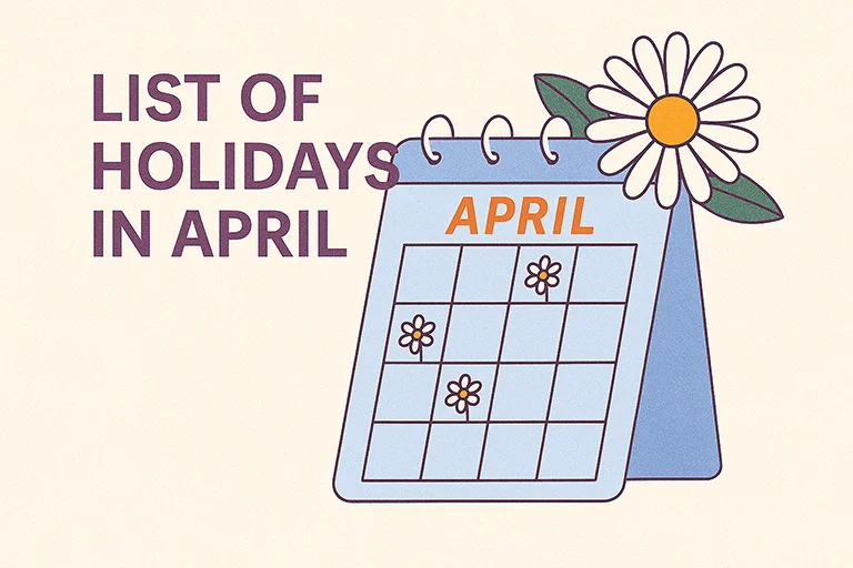 List of Holidays in April