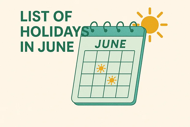 List of Holidays in June