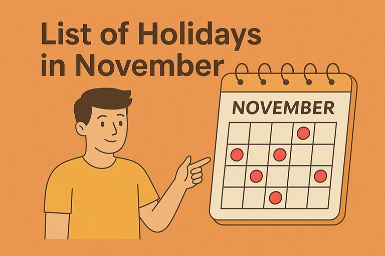 List of Holidays in November